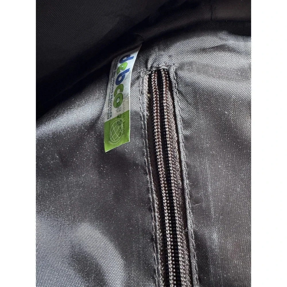 Debco Messenger Bag Mens Brown Faux Leather Laptop Crossbody Professional B1633‎